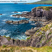 Buy canvas prints of Coastline at Feohanagh on the Dingle Peninsula by Angus McComiskey