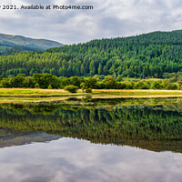 Buy canvas prints of Loch Lubnaig panorama by Angus McComiskey