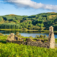 Buy canvas prints of Ruined cottage with stunning view by Angus McComiskey
