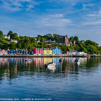 Buy canvas prints of Tobermory reflections, Isle of Mull by Angus McComiskey