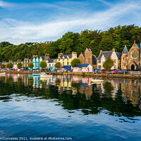 Buy canvas prints of Main Street Tobermory at first light by Angus McComiskey