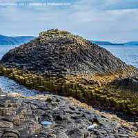Buy canvas prints of Basalt rock formation, Isle of Staffa by Angus McComiskey