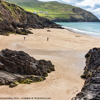 Buy canvas prints of Coumeenoole Beach on the Dingle Peninsula by Angus McComiskey