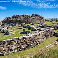 Buy canvas prints of Broch of Gurness, Mainland Orkney by Angus McComiskey