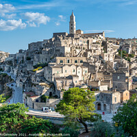 Buy canvas prints of Classic view of Sassi District of Matera by Angus McComiskey