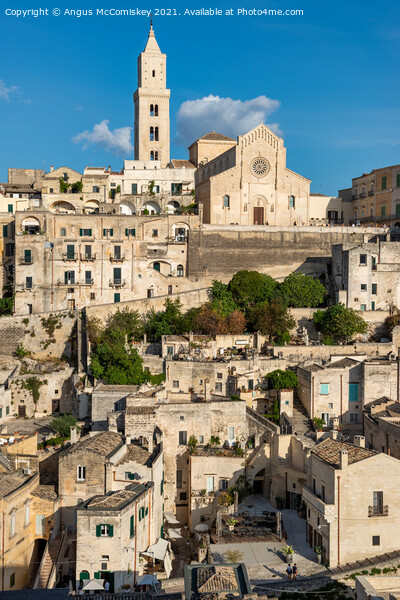 Matera Cathedral on Piazza Duomo Picture Board by Angus McComiskey