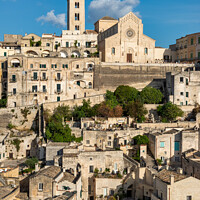 Buy canvas prints of Matera Cathedral on Piazza Duomo by Angus McComiskey