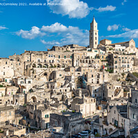 Buy canvas prints of View across Sassi District of Matera by Angus McComiskey