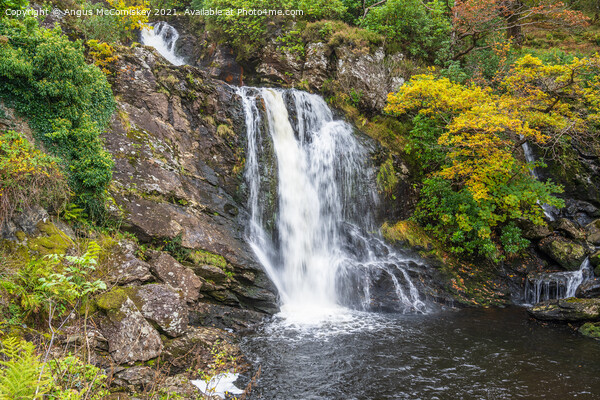 Inversnaid Falls, Loch Lomond Picture Board by Angus McComiskey