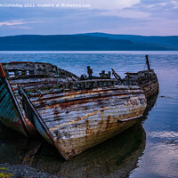 Buy canvas prints of Dawn breaks across Salen Bay on Isle of Mull by Angus McComiskey