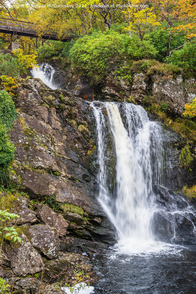 Autumn at Inversnaid Falls, Loch Lomond Picture Board by Angus McComiskey