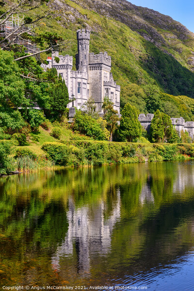 Kylemore Abbey reflections, County Galway Picture Board by Angus McComiskey