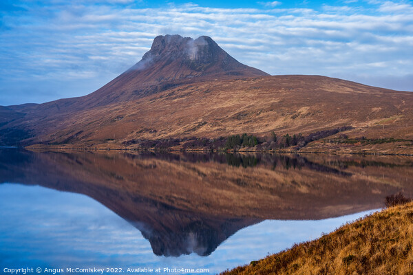 Stac Pollaidh reflections Picture Board by Angus McComiskey
