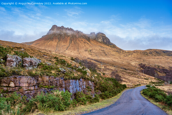 Stac Pollaidh from scenic road to Achiltibuie Picture Board by Angus McComiskey