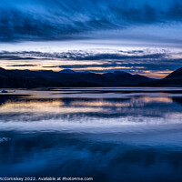 Buy canvas prints of Dawn breaks across Loch Broom by Angus McComiskey