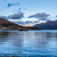Buy canvas prints of Luss Pier and Ben Lomond Panorama by Angus McComiskey
