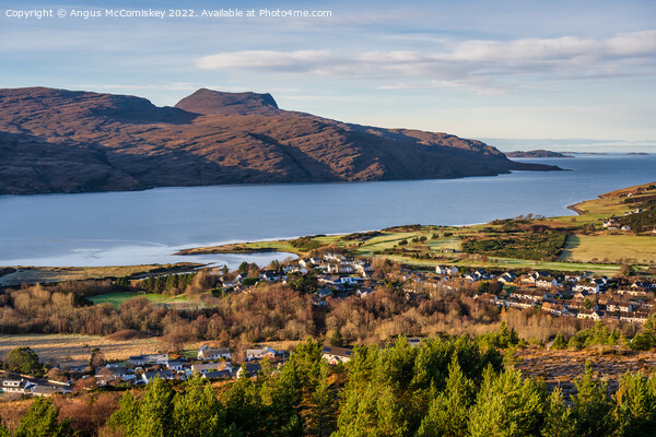 View across Loch Broom from Ullapool Hill Picture Board by Angus McComiskey