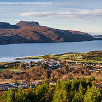 Buy canvas prints of View across Loch Broom from Ullapool Hill by Angus McComiskey