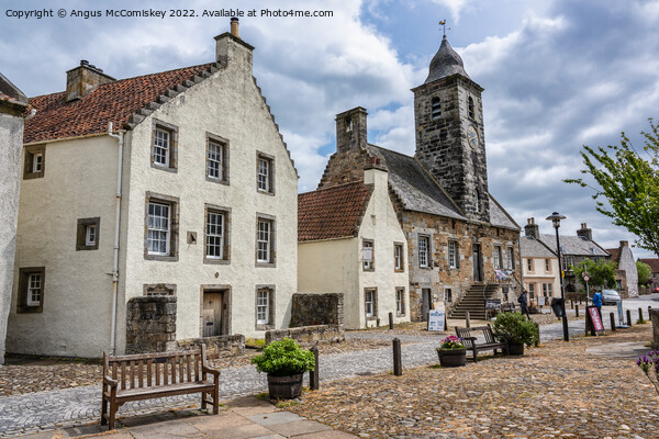 Main Square in historic village of Culross in Fife Picture Board by Angus McComiskey