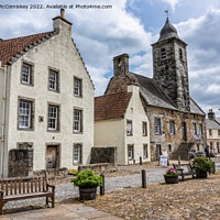 Buy canvas prints of Main Square in historic village of Culross in Fife by Angus McComiskey