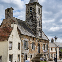 Buy canvas prints of Town House in historic village of Culross in Fife by Angus McComiskey