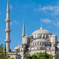 Buy canvas prints of Blue Mosque, Istanbul by Angus McComiskey