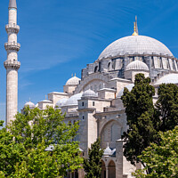 Buy canvas prints of Suleymaniye Mosque, Istanbul by Angus McComiskey