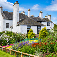 Buy canvas prints of The Lodge Gardens in North Berwick, East Lothian by Angus McComiskey