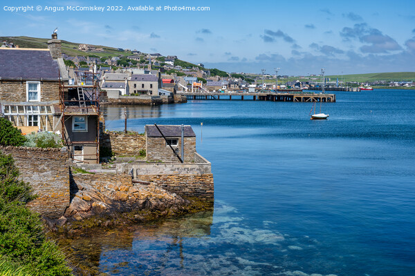 Seafront at Stromness on Mainland Orkney Picture Board by Angus McComiskey
