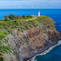 Buy canvas prints of Kilauea Lighthouse on Kilauea Point, Hawaii by Angus McComiskey