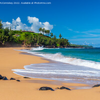 Buy canvas prints of Secret Beach on Kauai Island in Hawaii by Angus McComiskey