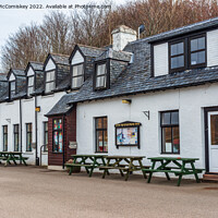 Buy canvas prints of Applecross Inn on the Applecross Peninsula by Angus McComiskey