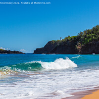 Buy canvas prints of Kilauea Point from Secret Beach on Kauai, Hawaii by Angus McComiskey