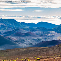 Buy canvas prints of Sliding sands trail Haleakala crater, Maui, Hawaii by Angus McComiskey