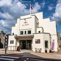 Buy canvas prints of The Birks Cinema in Aberfeldy, Perthshire by Angus McComiskey