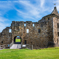 Buy canvas prints of Ruins of St Andrews Castle, Kingdom of Fife by Angus McComiskey