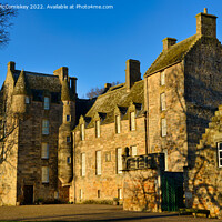 Buy canvas prints of Kellie Castle golden hour, East Neuk of Fife by Angus McComiskey