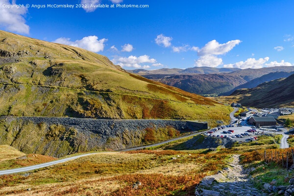 Honister Pass Lake District Picture Board by Angus McComiskey