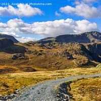 Buy canvas prints of Ascent to Fleetwith Pike Lake District panorama by Angus McComiskey