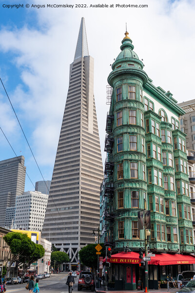 The old and the new in San Francisco Picture Board by Angus McComiskey