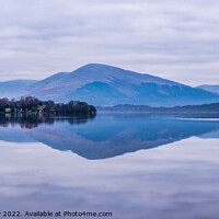 Buy canvas prints of Inchfad Island on Loch Lomond panorama by Angus McComiskey