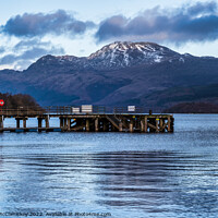 Buy canvas prints of Luss Pier and Ben Lomond by Angus McComiskey