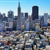 Buy canvas prints of Financial District skyline San Francisco by Angus McComiskey
