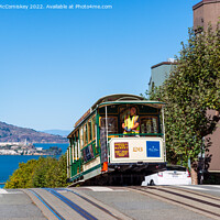 Buy canvas prints of Downhill to Fisherman’s Wharf San Francisco by Angus McComiskey