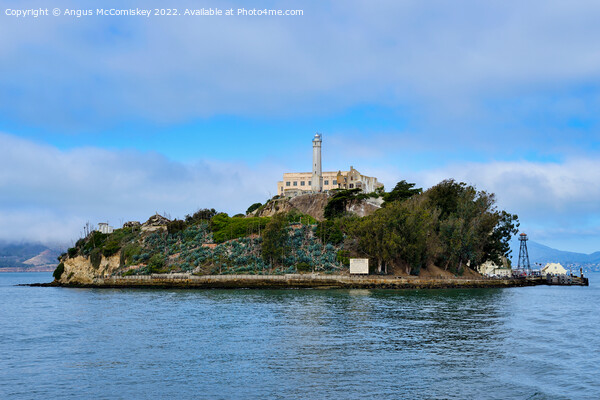 Alcatraz Island, San Francisco Bay Picture Board by Angus McComiskey