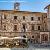 Buy canvas prints of Piazza Grande in Montepulciano, Tuscany, Italy by Angus McComiskey