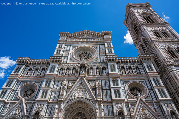 Duomo and Campanile in Florence, Tuscany Picture Board by Angus McComiskey