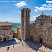 Buy canvas prints of Montepulciano Cathedral, Tuscany, Italy by Angus McComiskey