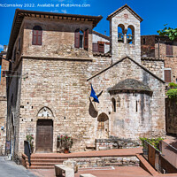 Buy canvas prints of Chiesa dei Santi Stefano e Valentino in Perugia by Angus McComiskey