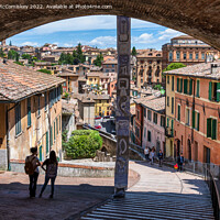 Buy canvas prints of View from under the bridge in Perugia, Umbria by Angus McComiskey